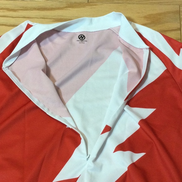 NWOT XL Nashbar red flash bicycle jersey - Picture 12 of 16